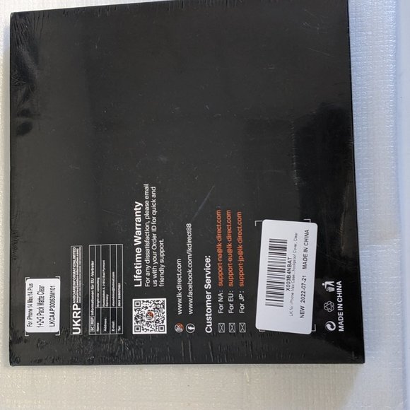 iPhone 14 Plus Case - Matte Clear with Lens Protectors and Screen Protectors - Picture 8 of 10